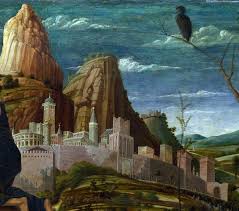 It portrays christ kneeling on the mount of olives in prayer, with his disciples peter, james and john sleeping near to him. E Arthistory Mantegna And Giovanni Bellini Family Competitions