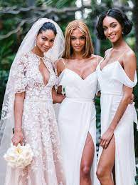 Chanel Iman And Sterling Shepard S Stunning Wedding Photo Album Exclusive Elegant Wedding Dress Red Bridal Gown Bride