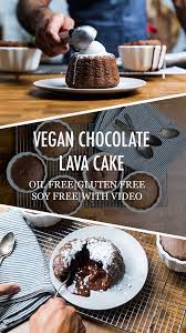 Vegan Chocolate Lava Cakes Recipe Lava Cakes Chocolate Lava Cake Recipe Dairy Free Cake