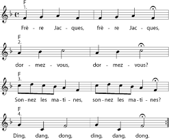 Frere Jacques Mamas Truhe Kostenlose Noten Und Melodien Zum Ausdrucken Und Mitsingen Kinder Lied Kinderlieder Querflote Lernen