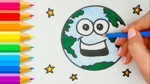 Para los apasionados de los dibujos del sistema solar para colorear, aquí os traigo a nuestro querido planeta la tierra. Como Dibujar Un Planeta Tierra Es Facil Paso A Paso Para Los Ninos Youtube