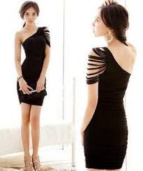 Tek Kollu Siyah Abiye Siyah Abiye Elbiseler Elbise