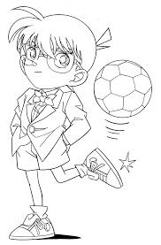 Free printable kick buttowski coloring pages. Conan Kick The Ball Coloring Page Free Printable Coloring Pages For Kids