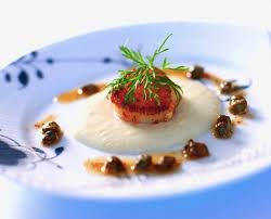 An Elegant Recipe Well Suited As A Fancy Appetizer At Your Next Dinner Party Scallops With Sunchoke And Capers S Scallops Seared Pan Seared Scallops Sunchoke