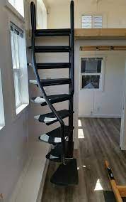 Get Inspired With Our Space Saving Staircase Ideas Designs Our Curated Images Will Get Those Creative J Loft Stairs Tiny House Stairs Space Saving Staircase