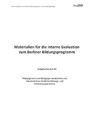 Wir bieten ihnen materialien für die. Https Www Berlin De Sen Jugend Familie Und Kinder Kindertagesbetreuung Kindertagespflege Interne Evaluation Aufgabenbereich B1 Ie Pdf