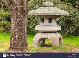 Stone Lantern Japanese Garden Of Contemplation Hamilton Gardens Hamilton Waikato New Zealand Stock Photo Alamy