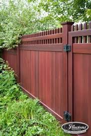 Illusions Pvc Vinyl Fence Photo Gallery Illusions Fence Privacy Fence Designs Fence Design Backyard Fences