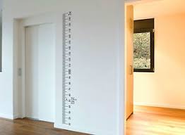 details about ruler height chart sticker growth chart vinyl decal kit diy wall wooden board