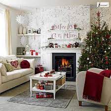 Cozy Living Room With Christmas Tree Decorating Ideas Christmas Decorations Living Room Christmas Living Rooms Modern Christmas Decor