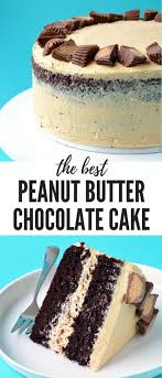 Peanut Butter Chocolate Layer Cake Recipe Easy Peanut Butter Peanut Butter Recipes Chocolate Peanut Butter Cake