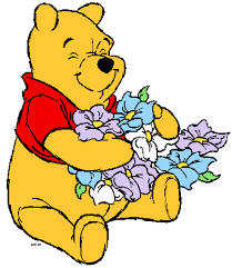 The first collection of stories the pooh stories have been translated into many languages, including alexander lenard's latin translation, winnie ille pu, which was first published in. Clip Pooh Flowers Picture Clip Pooh Flowers Image Clip Pooh Flowers Wallpaper
