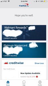 Just be sure you're ok with online shopping. So Now If You Have Both A Walmart Store Card And A Regular Credit Card By Capital One You Can See Them Both In The Capital One App If You Link Walmart