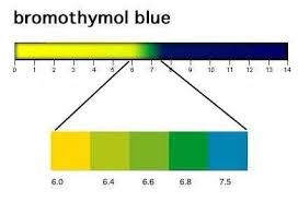 what ph does bromothymol blue change color