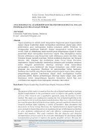 Syntax Literate: Jurnal Ilmiah Indonesia p–ISSN: 2541-0849 e- ISSN:  2548-1398 Vol. 6, No. 12, Desember 2022 ANALISIS DIGITAL