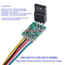 Cara memasang gacun 4 kabel. Gacun 5 Kabel Modul Psu Tv Lcd Led Shopee Indonesia