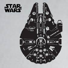 The millennium falcon is the spaceship of the smuggler han solo and his second chewbacca. Pin On Crafts