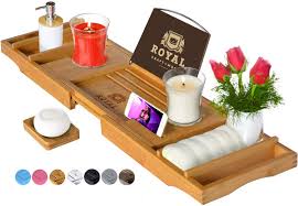 We did not find results for: Amazon Com Luxury Bathtub Caddy Tray 1 Or 2 Person Bath And Bed Tray Bonus Free Soap Holder Natural Home Kitchen