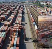‫مركز لوجستي 🌍✨ مستودع حاويات في محطة أوستباهنهوف 🚆📦 DB ...‬‎