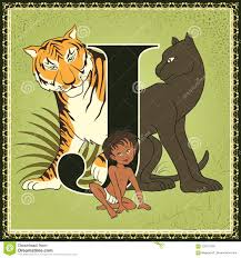 Somos cinco amigos (patri, laura, alejandro, ari y maría) amantes de la cultura unidos por la misma. Alfabeto Del Cuento De Hadas De La Historieta Del Libro De Ninos Letra J Mowgli Bagheera Y Shere Khan El Libro De La Selva De Ru Ilustracion Del Vector Ilustracion De