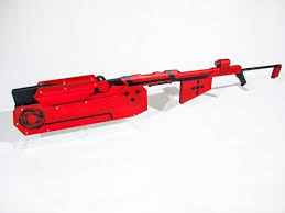Rwby Red Trailer Ruby Rose Crescent Rose Cosplay Foldable Weapon Prop Rwby Rwby Red Trailer Crescent Rose