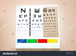 Eye Chart Medical Clinic Eye Chart Stock Image Download Now
