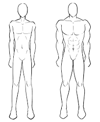 Start with the head, sketching it in the. Male Body Skinny Muscular How To Draw Manga Anime Drawing Anime Bodies Guy Drawing Manga Drawing