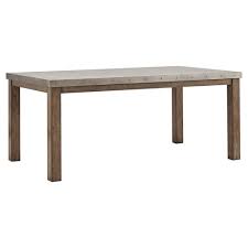 Brass metal hand inlaid on diagonal into the american walnut table top. Darden Industrial Steel Top Dining Table Weathered Brown Inspire Q Target