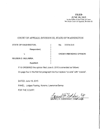 FILED JUNE 18, 2015 COURT OF APPEALS, DIVISION III, STATE OF WASHINGTON v.