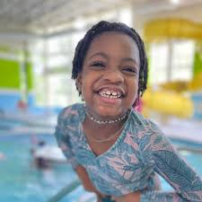 First splash pad day of the summer 🩵 biscuit was running through the water  and sunbathing ☀️ Show me your babies having fun in the water.