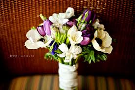 | tulip artificial wedding bouquets. Bride S Romantic Bridal Bouquet Ivory Flowers Purple Tulips And Green Accents