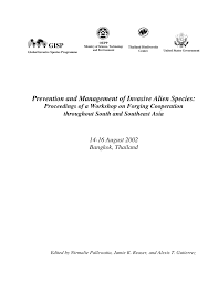 Frogs like dark, moist homes with lots of food available. Pdf Prevention And Management Of Invasive Alien Species Proceedings Of A Workshop On Forging Cooperation Throughout South And Southeast Asia