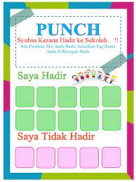 Teachers can use as motivation for students to earn different classroom. Punch Card 2017