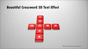 Check spelling or type a new query. Create Stunning Crossword Text Effect Presentation Process Creative Presentation Ideas