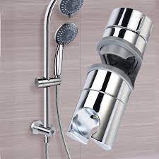 The prozadahao adjustable shower head holder can fully rotate to accommodate any situation. Abs Chrome Shower Head Holder Adjustable 19 25mm Shower Slide Rail Bar Holder Bathroom Shower Rack Bathroom Accessoroes C Shower Mounting Brackets Aliexpress