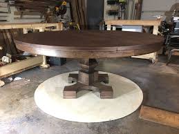 The knox 72 round dining table is a unique one of a kind dining table perfect for any occasion. Custom Solid Black Walnut Round Dining Table 72 By William Ney Llc Custommade Com