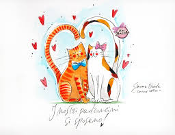 Primo anniversario matrimonio, crea un regalo personalizzato. Partecipazione Di Nozze A Tema Cane O Gatto Matrimoni A Tema Partecipazione Di Matrimonio Matrimonio Gatto