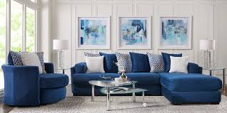Park Trace Navy 2 Pc Sectional Rooms To Go Living Room Sets Furniture Furniture Living Room Sectional