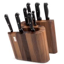 Making a diy magnetic knife block using scraps of wood i had lying around in the garage. Magnetic Knife Block Walnut Wood S For A Maximum Of 10 Knives