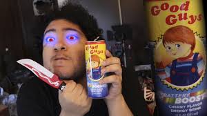 I TRIED THE GOOD GUY/CHUCKY BATTERY BOOST ENERGY DRINK! (I went bonkers)