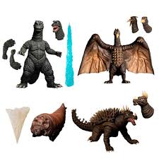 Kong will be the epic smackdown between the two most famous giant monsters in movies. Godzilla Destroy All Monsters 5 Points Xl Godzilla 1968 Set 4 Figures