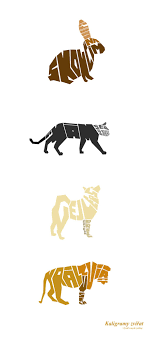 Cute Minimalist Little Animals Minimalist Animal Word Drawings Animal Logo