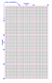 By sherrin elliot for stitching the night away. Cross Stitch Graph Paper