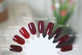 Hey Essie Lovers This Is A Comparison Ive Wanted To Do For The Last Year And Im So Happy To Finally Be Getting Essie Nail Colors Burgundy Nails Deep Red Nails