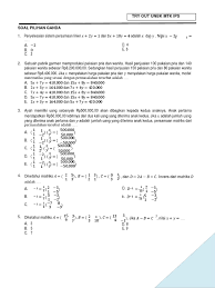 Soal unbk matematika smk 2018 dan kunci jawabannya guru ilmu sosial. Unbk Sma 2019 Ips Paket 1 Www M4th Lab