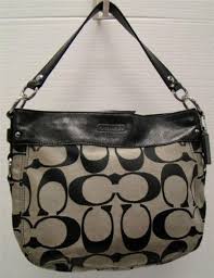 Black And Grey Coach Purse Coach F14708 Zoe Black Gray Signature Jacquard Shoulder Bag Handbag Purse Bags Cheap Coach Bags Coach Shoulder Bag