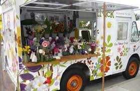 The Flower Truck Can Set Up Shop At Events Offering Flowers For Attendees Photo Courtesy Of Flower Truck Flower Truck Flower Shop Flower Business