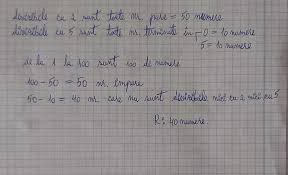 Multiplii de zece sunt divizibili cu 2 și 5, căci 10 se divide cu 2 și 5; Determinati Cate Numere De La 1 La 100 Nu Sunt Divizibile Nici Cu 2 Nici Cu 5 Brainly Ro