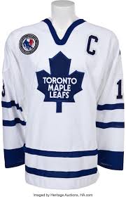 As of right now auston matthews game worn centennial classic jersey is current at $5,1000 with 32 bids. 2001 Mats Sundin Hockey Hall Of Fame Game Worn Toronto Maple Leafs Lot 81626 Heritage Auctions