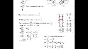 Photo a looks like a very extrovert boy, he is probably very sporty. Mhf4u Unit 4 Test Review Solutions Trigonometry Youtube